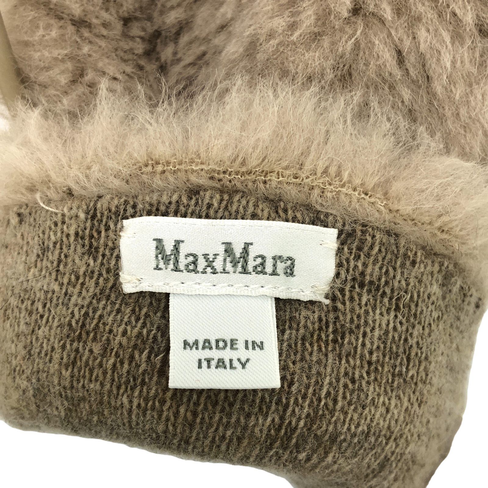値下げ！MaxMara ピングベージュ テディ手袋 210.jpg