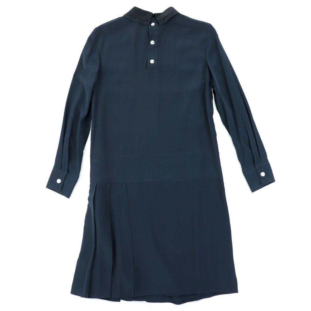 miu miu ミュウミュウ プリーツ ワンピース MIU MIU ミュウミュウ シルク プリーツワンピース