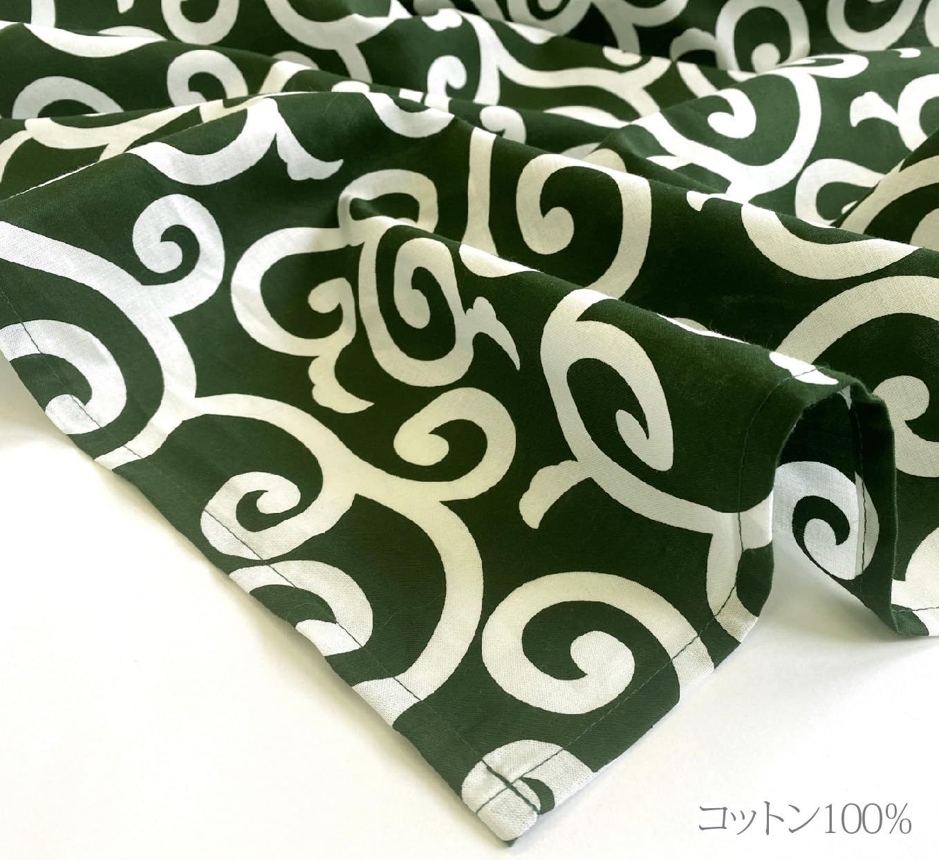 唐草風呂敷 大判 緑 ふろしき 100 c 100センチ 綿 吉祥文様 泥棒柄 泥棒 唐草 風呂敷 三巾 cm 唐草模様