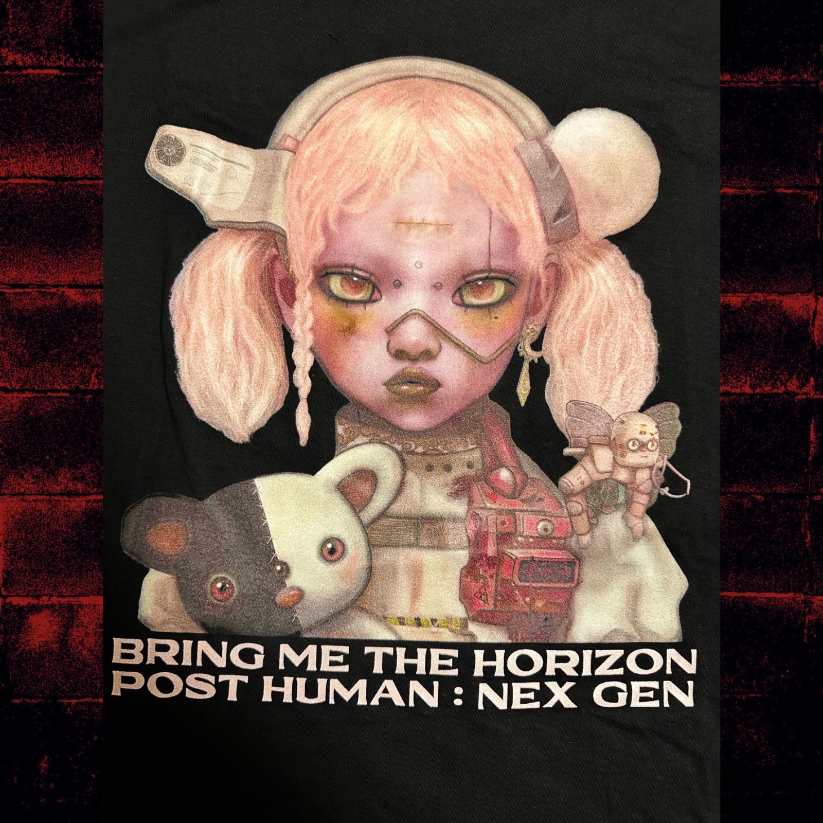 bring me the horizon BMTH Tシャツ　Sサイズ BRING ME THE HORIZON UNISEX T-SHIRT: FLAMING HEX BLACK