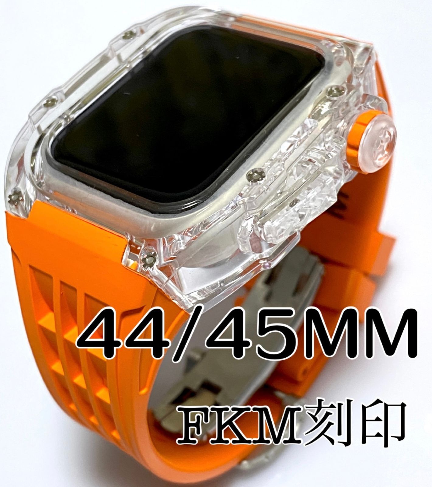 シルバー☆アップルウォッチバンド ステンレス カバー キラキラ