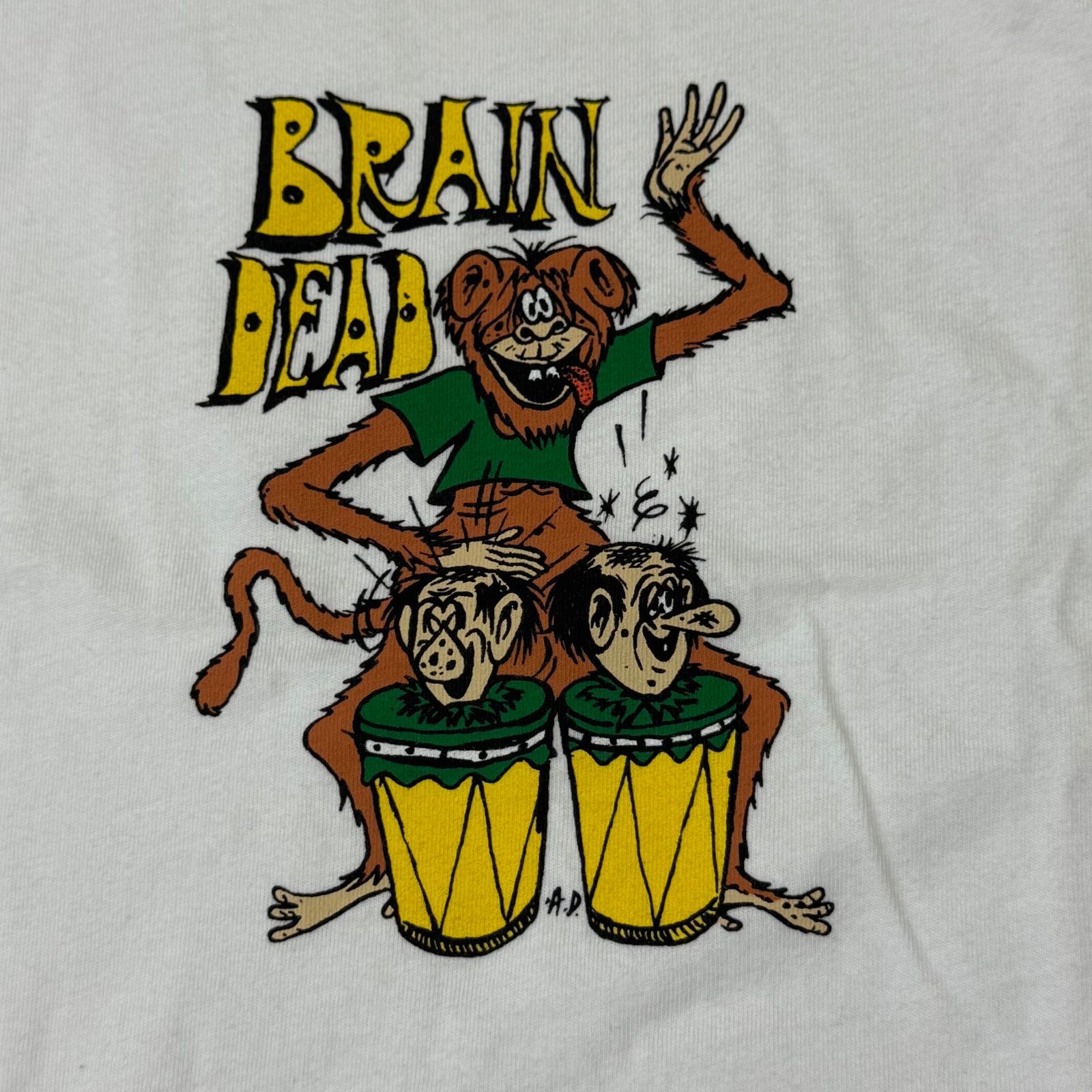参考上代9900円 未使用品 BRAIN DEAD BONGO BRAIN T-SHIRT