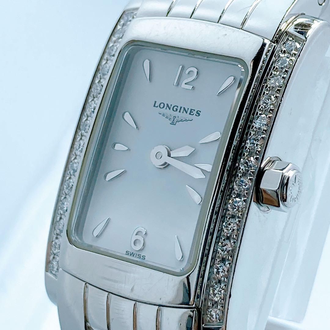 502 ロンジン L5.158.0 ドルチェヴィータ ダイヤベゼル 腕時計