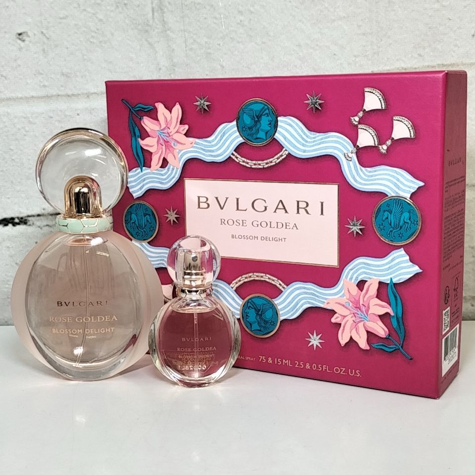 B 52 【 BVLGARI 】 75ml 15ml ほぼ満タン ROSE GOLDEA BLOSSOM DELIGHT ブルガリ ローズゴルデア EDP オードパルファン SP スプレー 香水 フレグランス