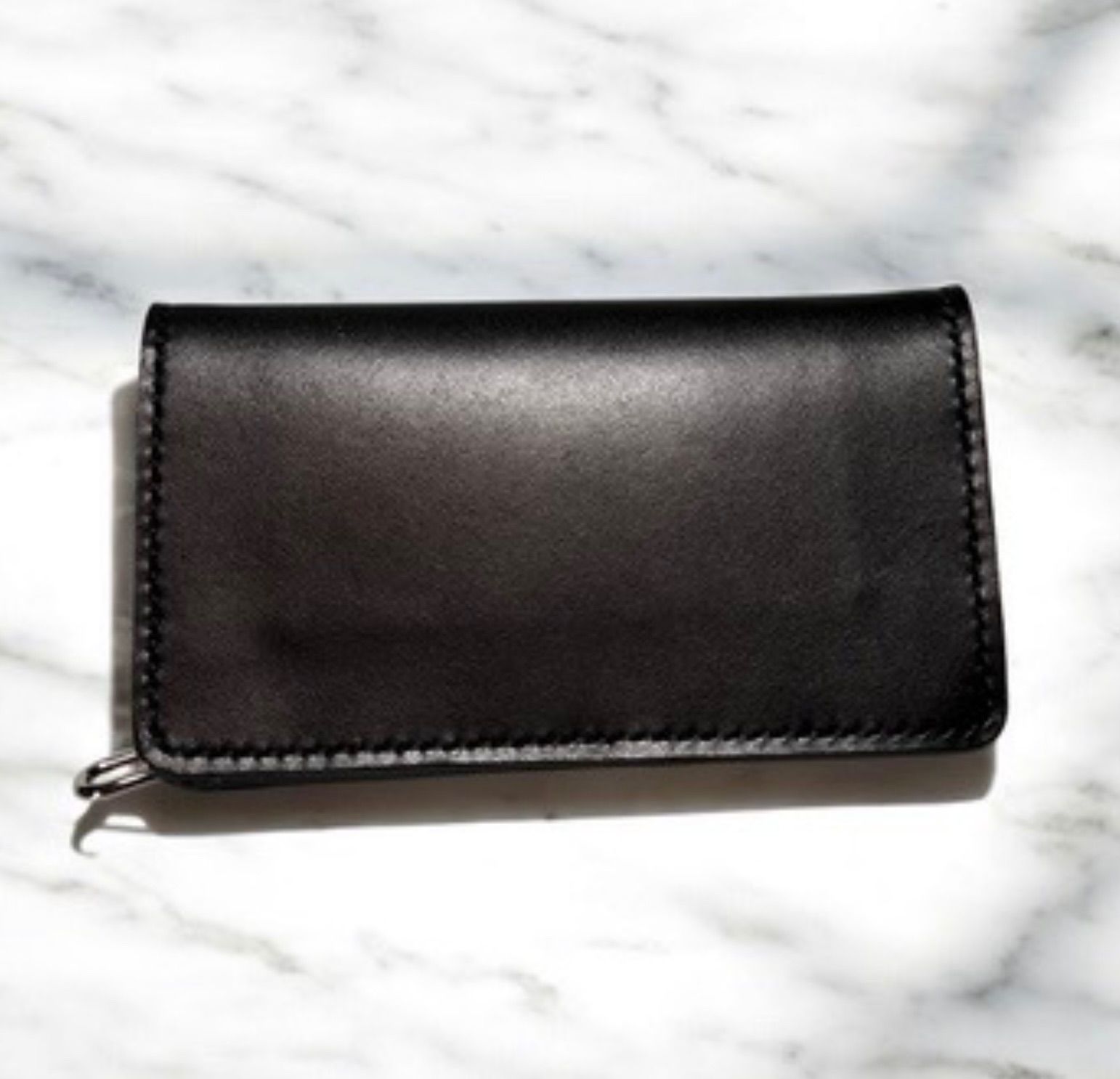 受注製作品 お札を折らないミドルトラッカーウォレット 栃木レザー