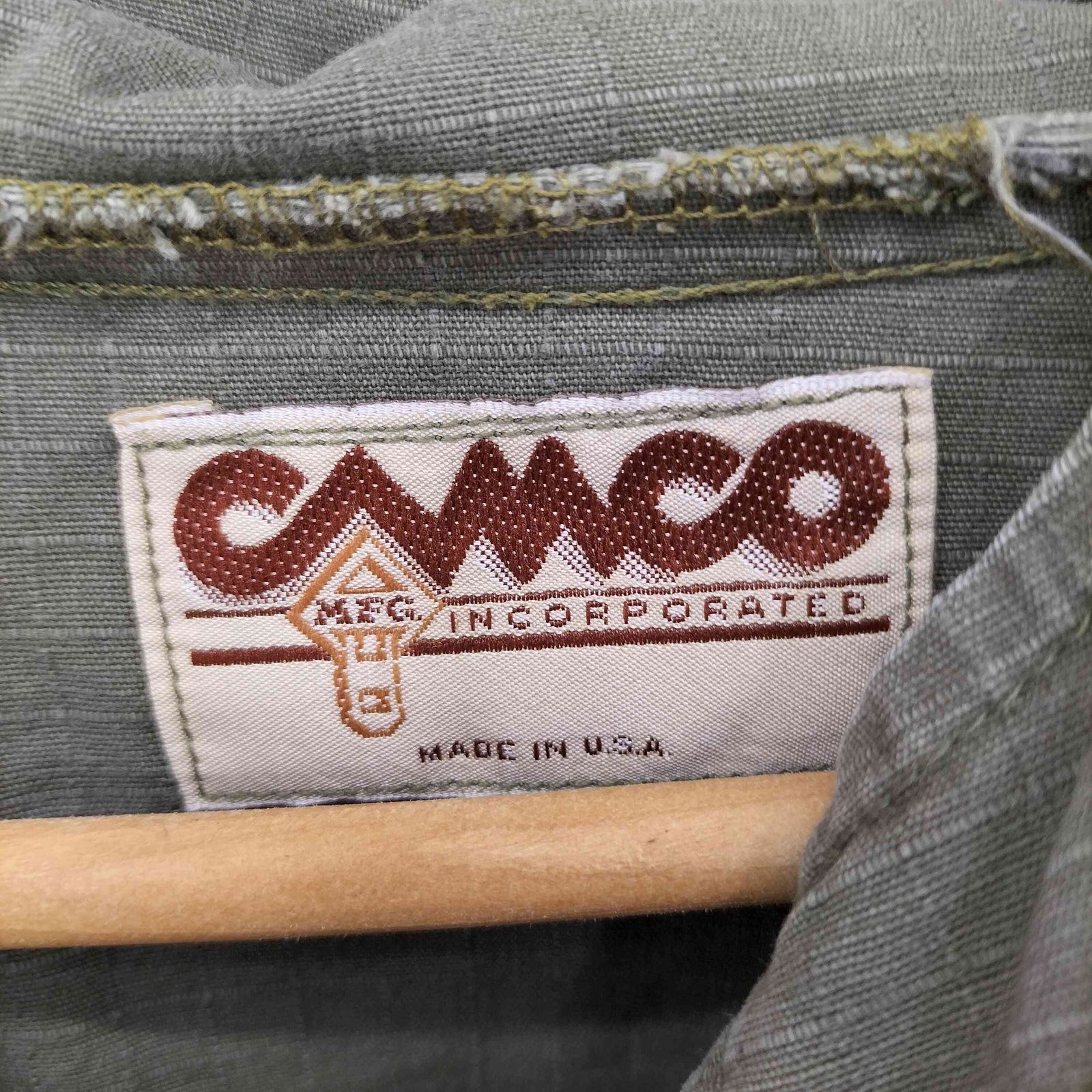 カムコ CAMCO 70S MADE IN USA リップストップ アノラックパーカ 