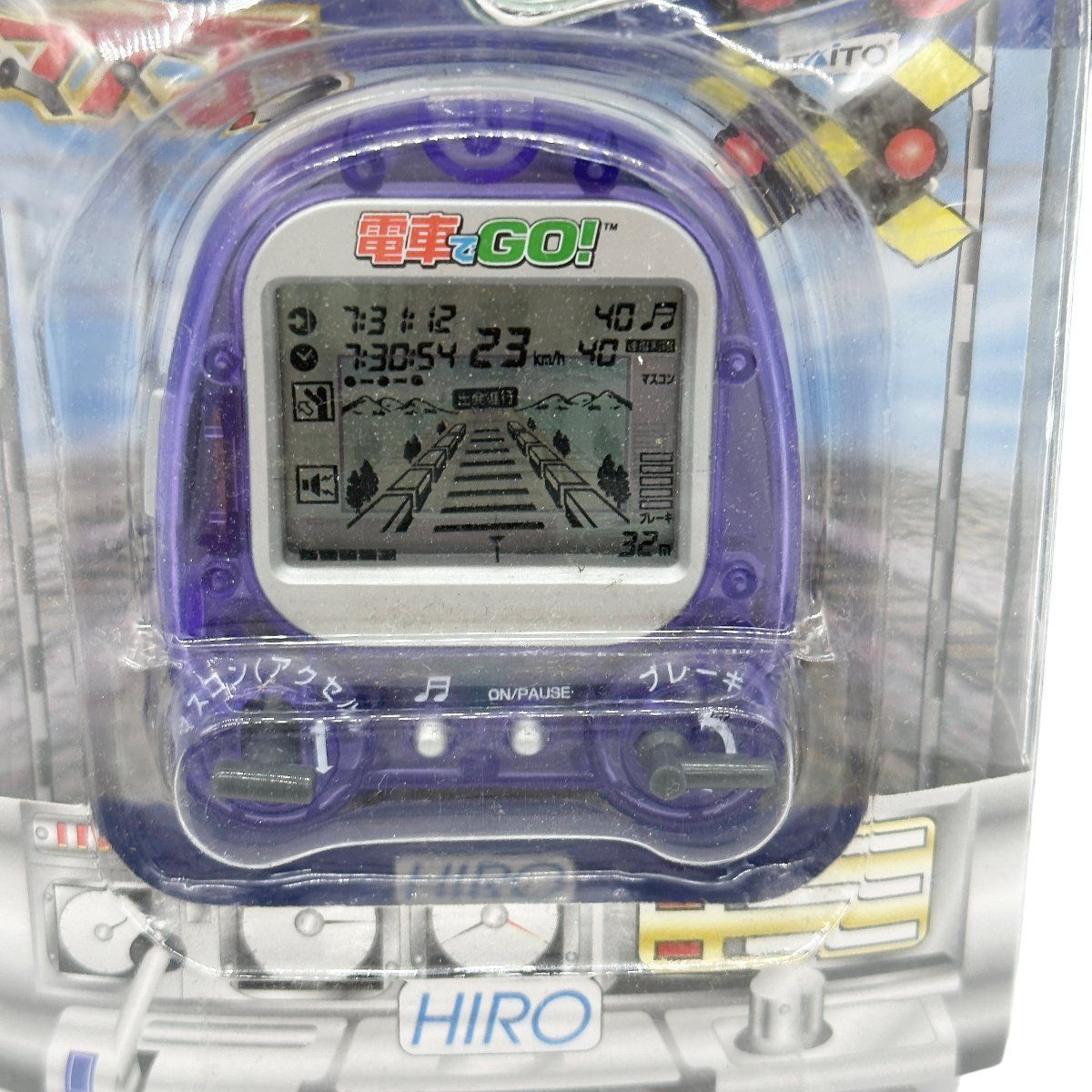 未開封 】TAITO タイトー HIRO 電車でGO 携帯ゲーム 青 スケルトン 