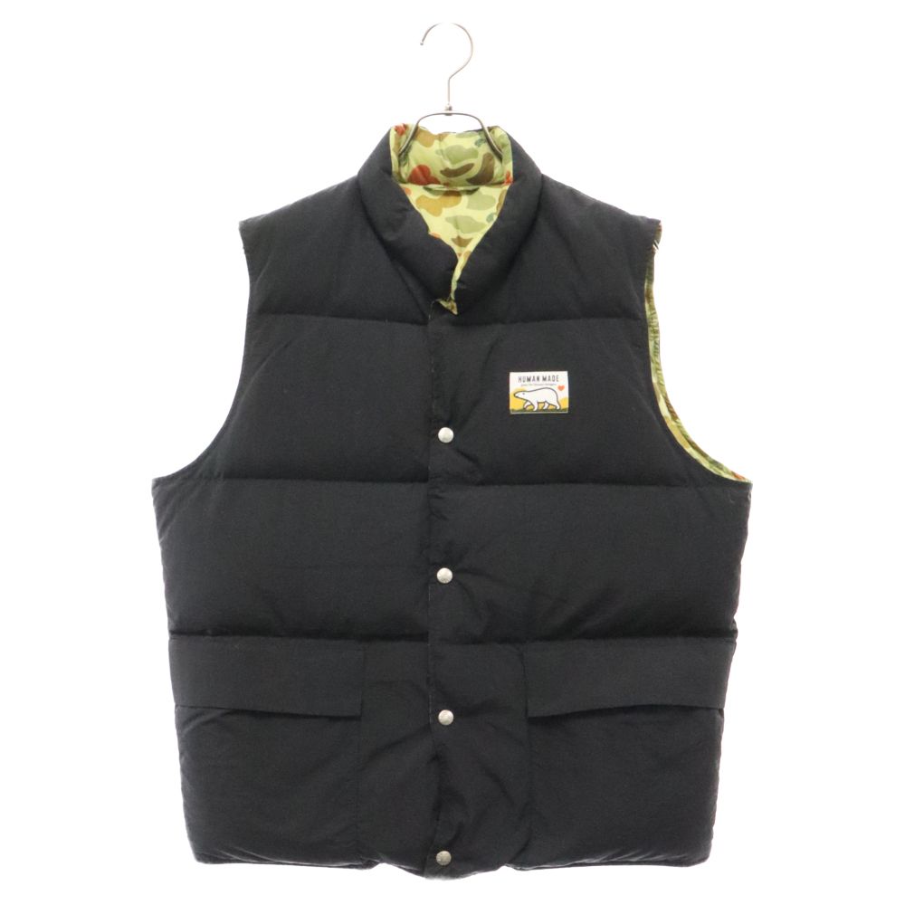 HUMAN MADE (ヒューマンメイド) 22AW REVERSIBLE DOWN VEST カモフラ