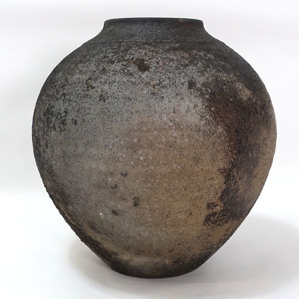 新作入荷中。 備前焼 浮田曙 花器 備前焼 浮田曙 壺 ギフト 代引不可 同梱不可