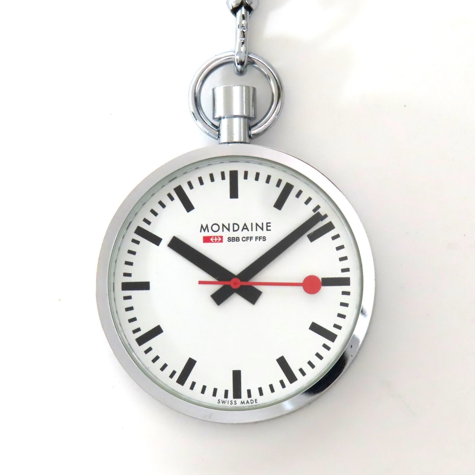 稼働品 美品 MONDAINE モンディーン 懐中時計 クオーツ - メルカリ