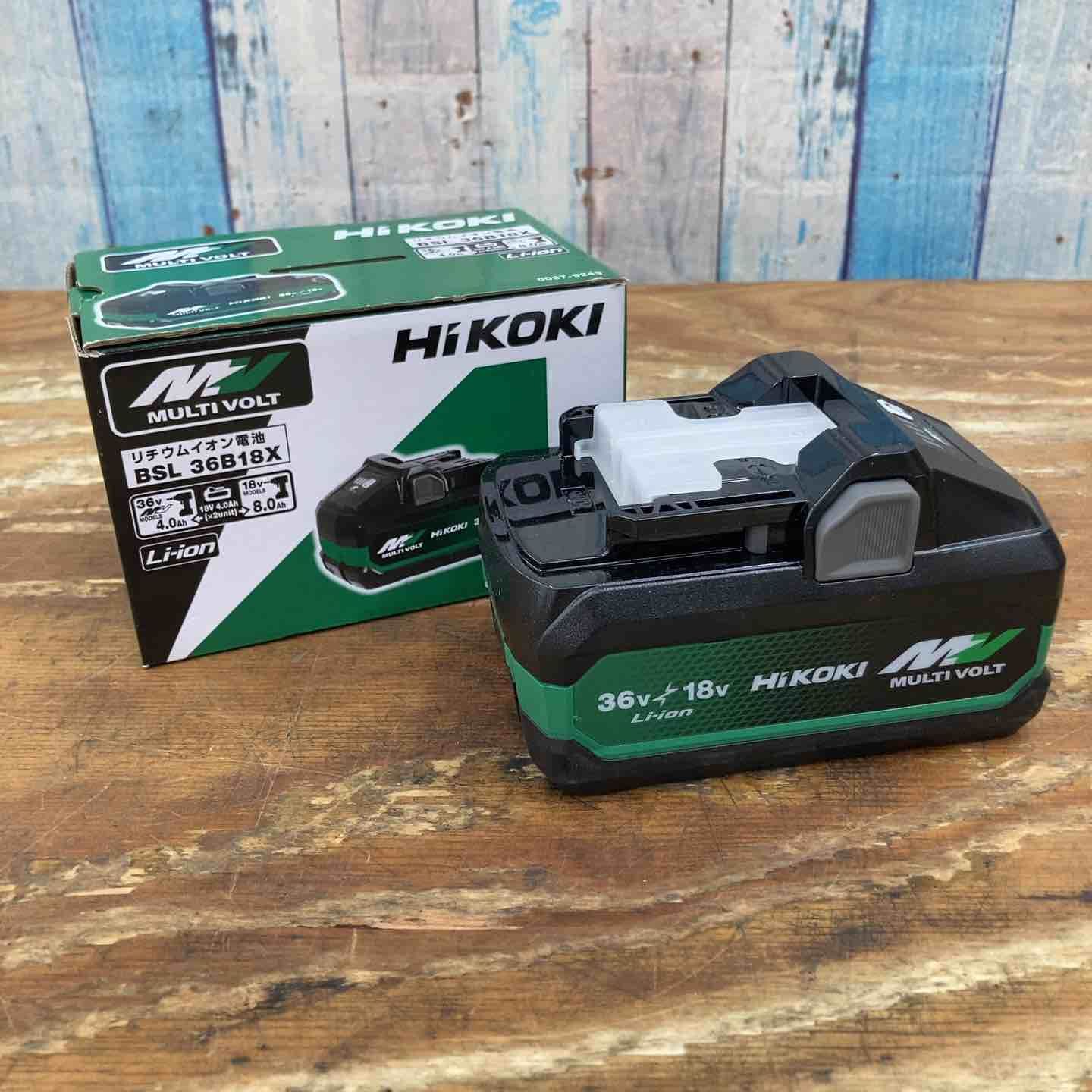 ハイコーキ HIKOKI 旧 日立工機 リチウムイオンバッテリー 36V|4.0Ah BSL36B18X 柏店