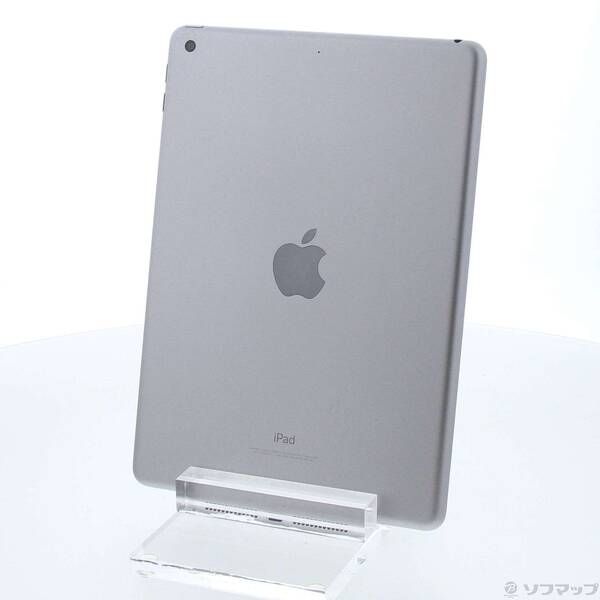 中古品〕 iPad 第6世代 32GB スペースグレイ MR7F2J／A Wi-Fi【348】