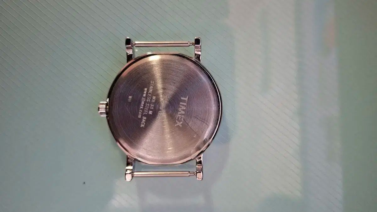  TIMEX タイメックス INDIGLO 時計 ストライプ バンド レザーベルト 時計