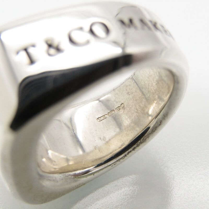 美品 Tiffany&Co. ティファニー シグネットリング 1837