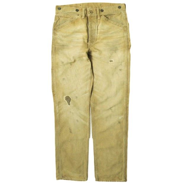 DoubleRL エンジニアフィット ディストレストキャンバスパンツ RRL（ダブル アール エル）の「エンジニア フィット ディストレスト