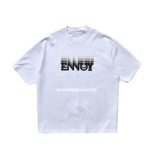 Ennoy Electric Logo GRADATION SS TEE White