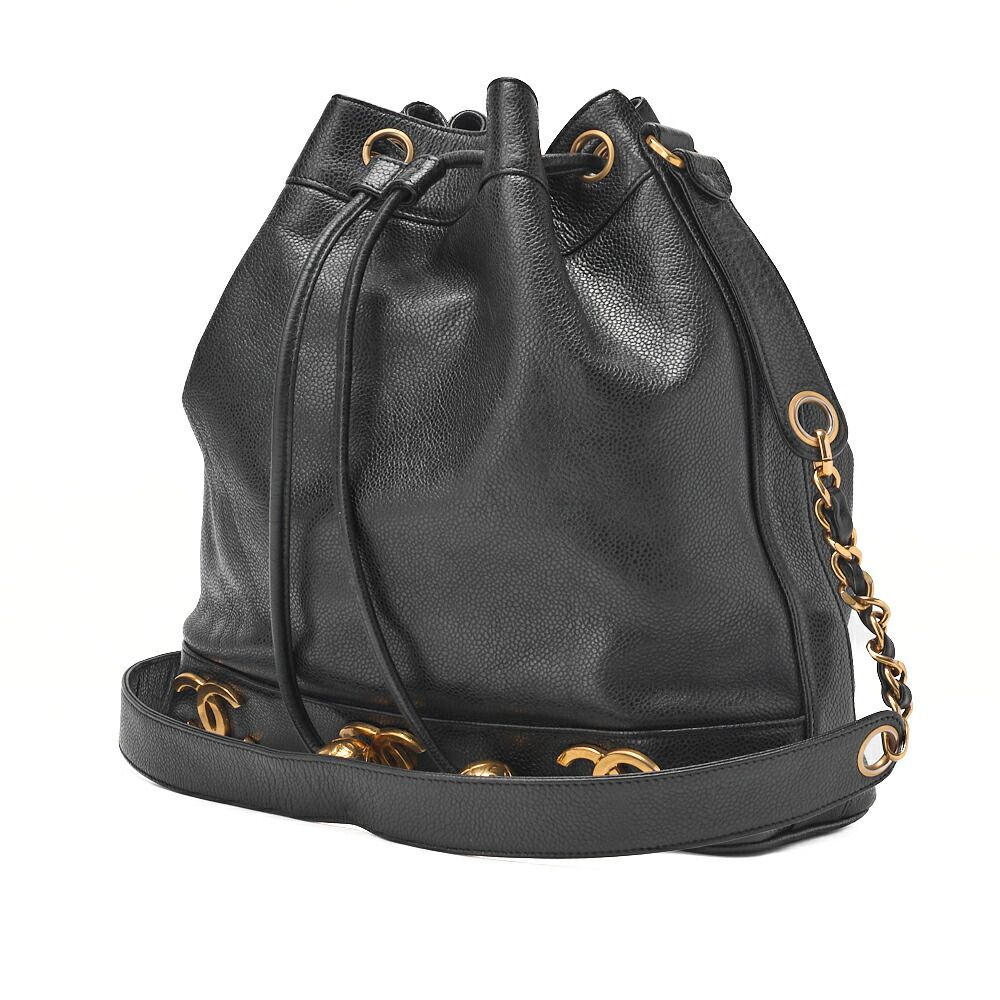 極美品 CHANEL シャネル キャビアスキン チェーン ショルダートリプルココ Amazon | [CHANEL] (シャネル) 肩掛け ヴィンテージ CCトリプル