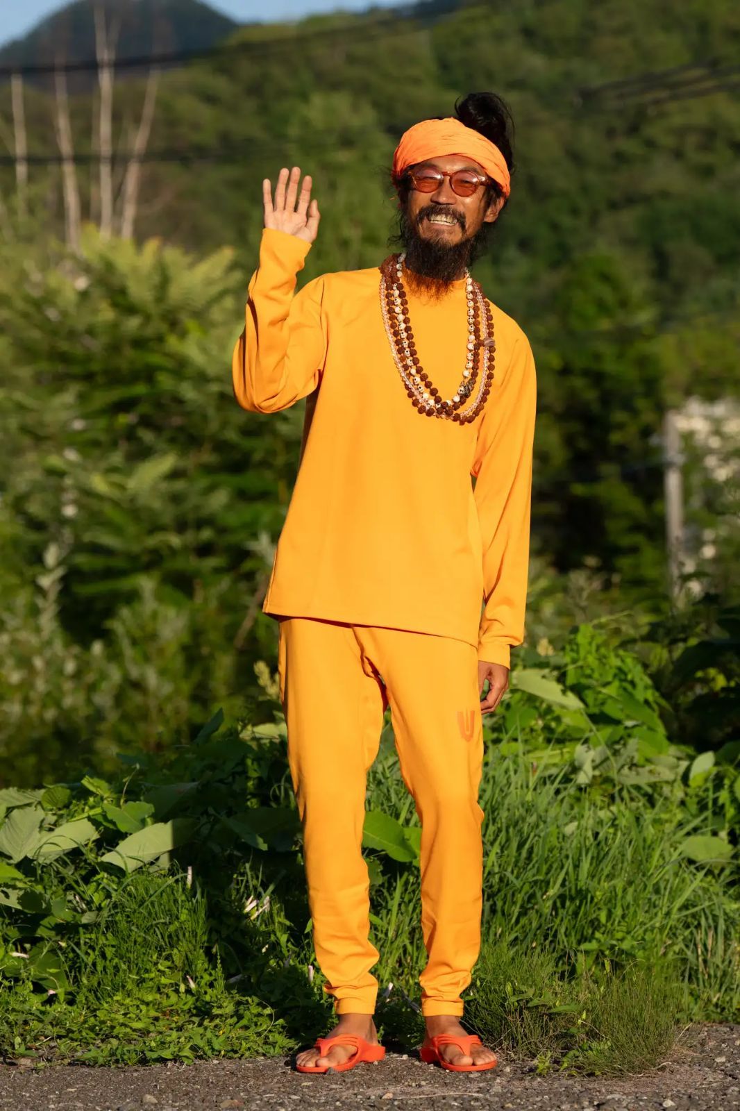 UN IT EDO アンイット Orange man Baselayer L S ベースレイヤー メンズ CAR DANCH MENS ロングスリーブ 吸湿速乾 ストレッチ スポーツ アウトドア スノーボード スキー トレッキング ファーストレイヤー