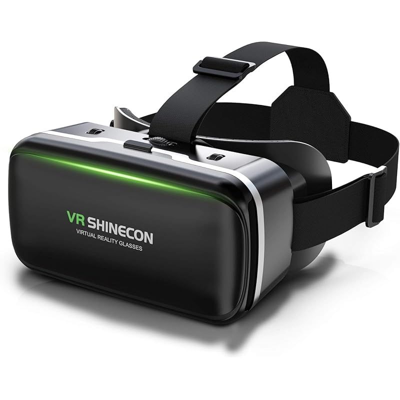 【SOOEO VRゴーグル】 VRヘッドセット VRヘッドマウントディスプレイ ヘッドホン付き ピント調節可 4.7～6.5インチスマホ対応 近視/遠視適用 本体操作可 受話でき 眼鏡対応 iosu0026 android 対応 日