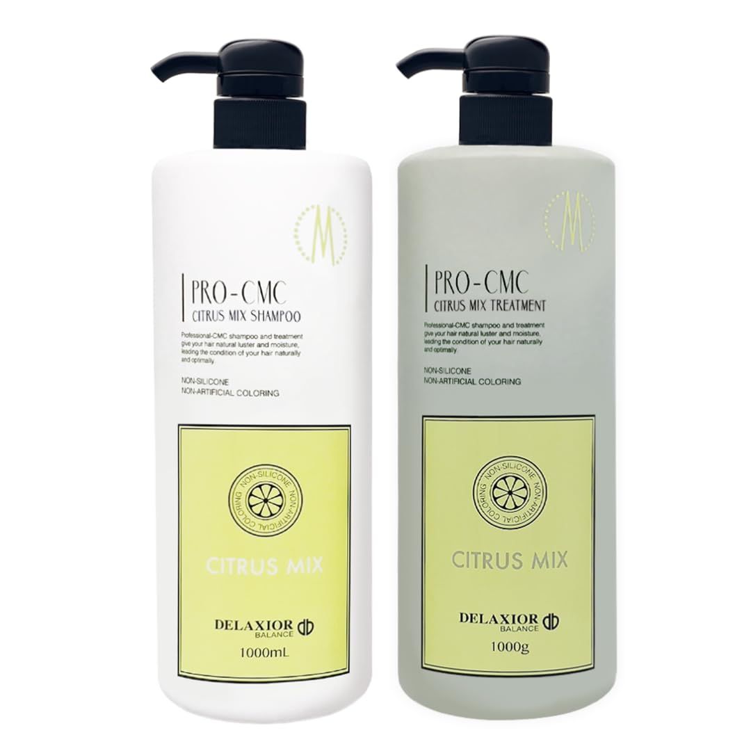 新品 [セット] デラクシオ プロ CMC シトラスミックス シャンプー トリートメント 1000mL セット サロン専売 アミノ酸シャンプー ノンシリコン ヘアケア