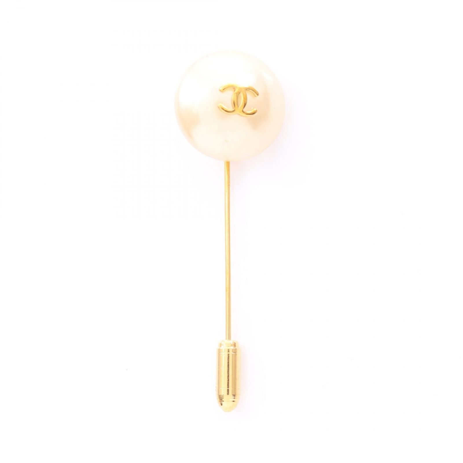 シャネル CHANEL ブローチ ココマーク GP ゴールドメッキ ピンブローチ レディース Used A
