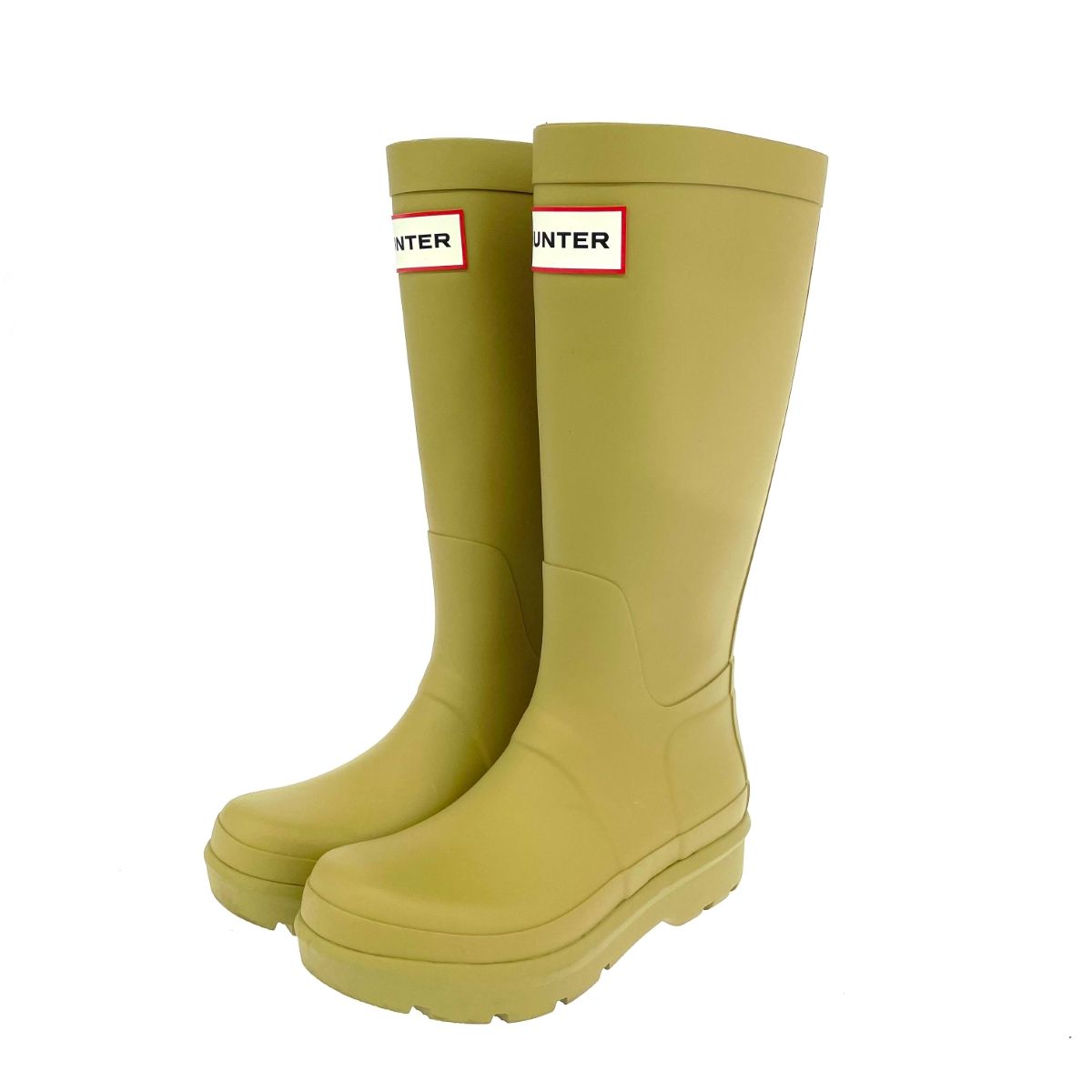 HUNTER ハンター レインブーツ 表記サイズ ＵＫ７ ベージュ メンズ | 241007002348