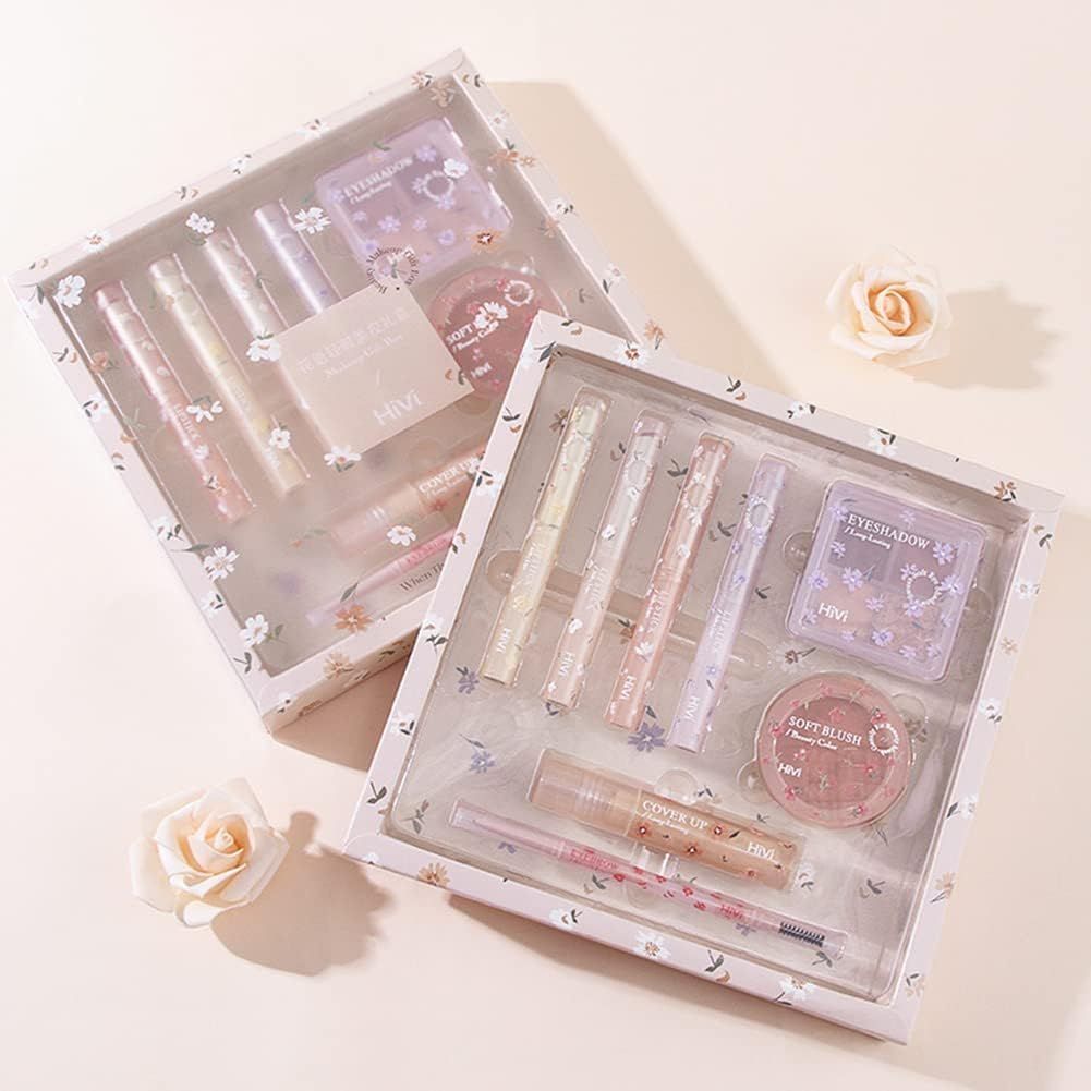 YAYAMIYA フル美容メイクアップ化粧品セット 8点 口紅 メイクパレット