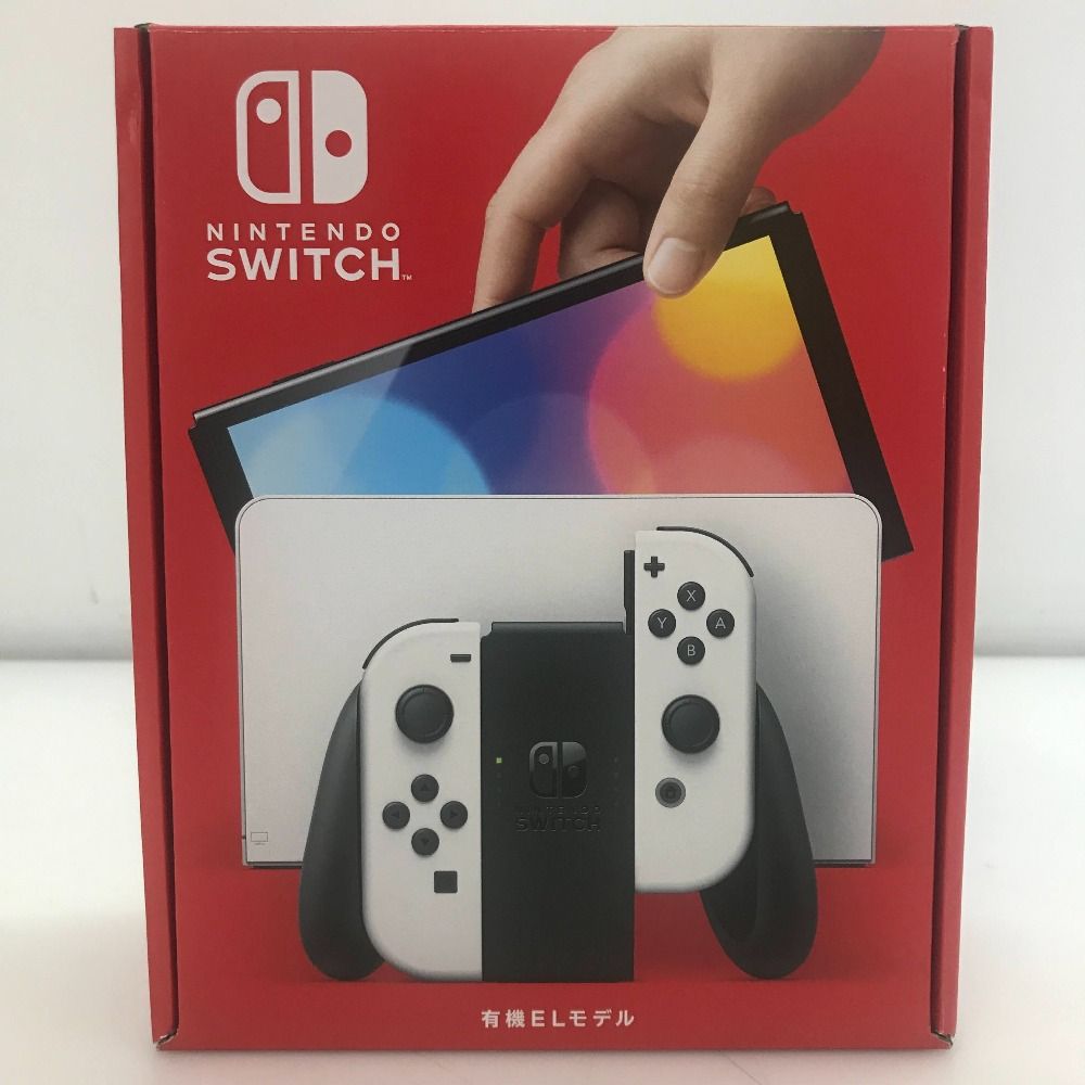 05w03202 【SWITCH 本体】 NINTENDO SWITCH 有機ELモデル ホワイト ゲームハード 【中古品】 - メルカリ