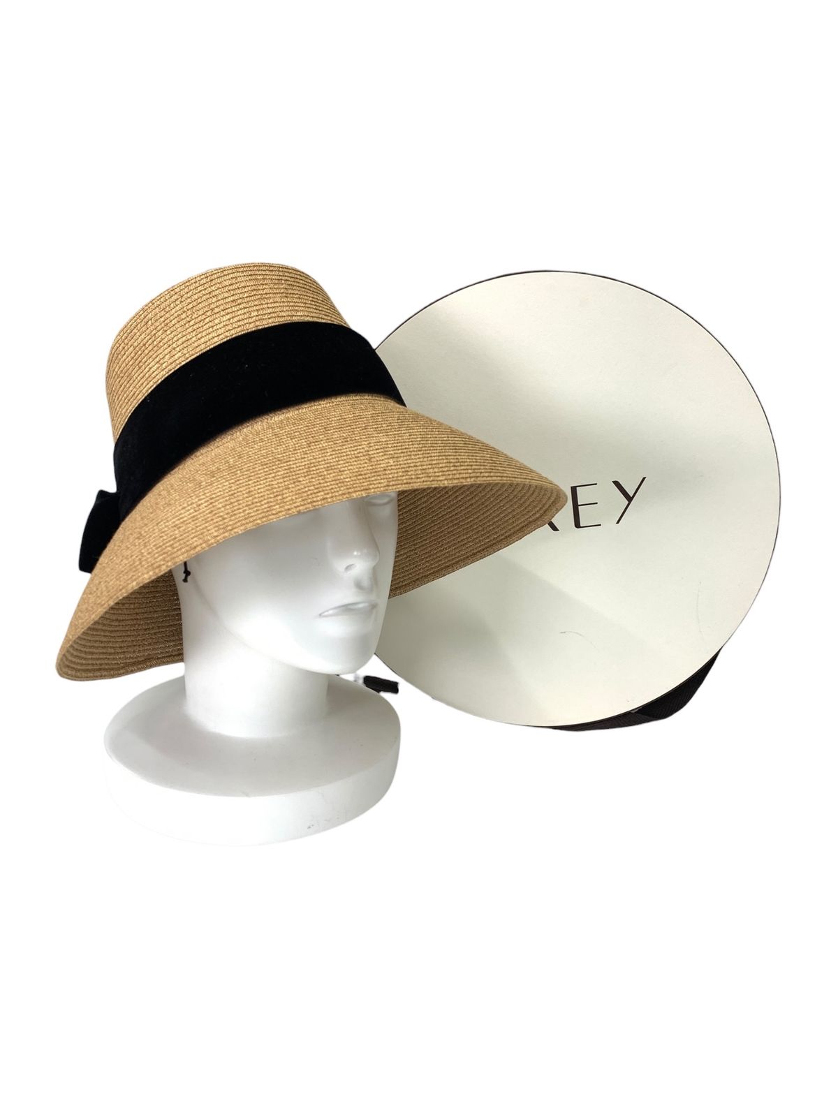 デイジーリン Hat Audrey 37400 麦わら帽子 F ブラウン ベロア
