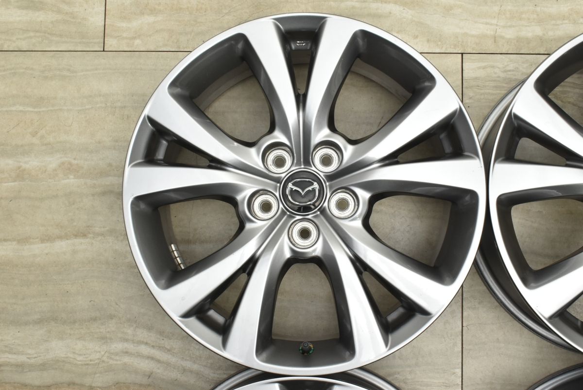 マツダCX-30 純正アルミホイール 7J ×18 +45 PCD114.3 交換用に】マツダ CX-30 純正 18in 7J +45 PCD114.3 4本セット MX-30