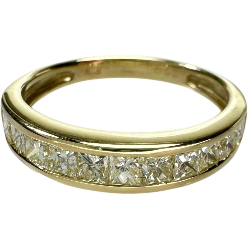 5.5号 ハーフサークル ピンキー ダイヤモンド 0.53ct リング・指輪 K18 