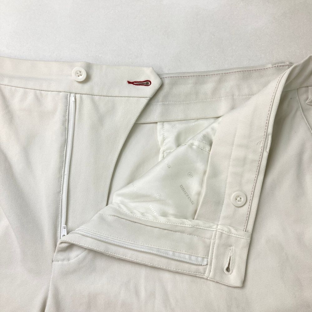サイズ：4XL BRIEFING GOLF ブリーフィング 2024年モデル ストレッチ ハーフパンツ  ホワイト系 [240101480867] ゴルフウェア メンズ ストスト BRIEFING GOLF ブリーフィング 2024年モデル ストレッチ ハーフ
