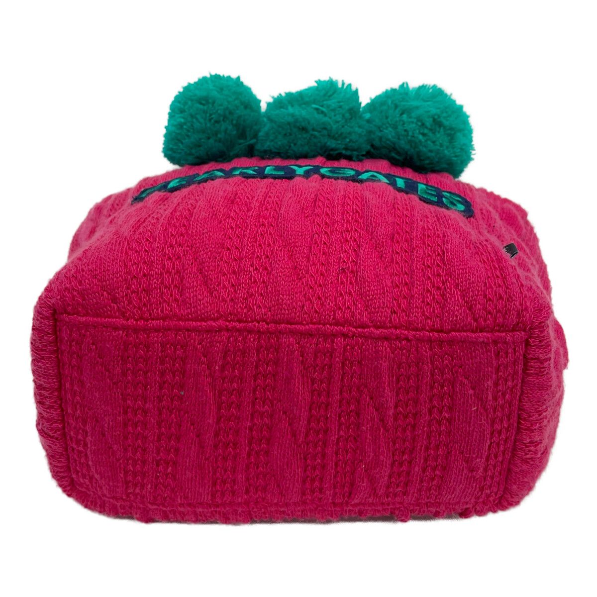 新品 未使用 PEARLY GATES  ケーブルニット カートバッグ ピンク 中古 パーリーゲイツ PEARLY GATES カートバッグ ピンク ケーブル