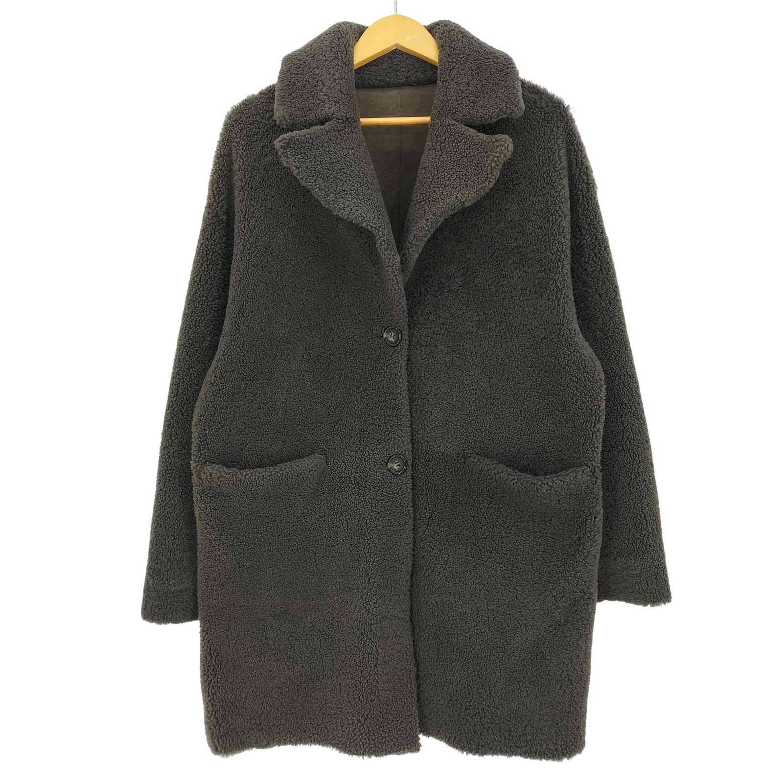 ザラ ZARA リバーシブル ボア ムートンジャケット レディース
