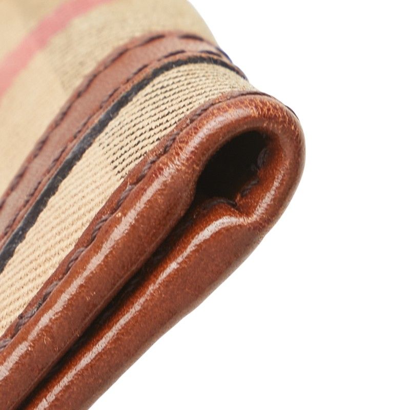 バーバリー ノバチェック パスケース カードケース ベージュ マルチ