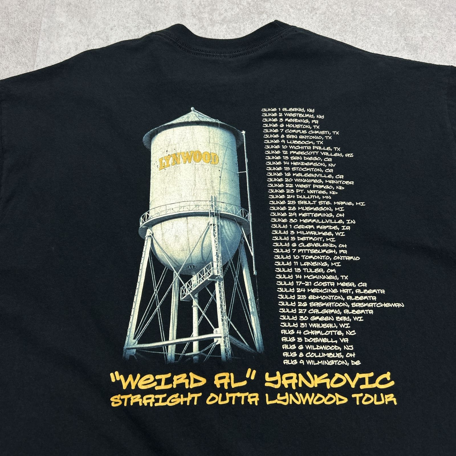 激レア 美品 YANKOVIC ヤンコビック ビンテージ ツアー Tシャツ 激レア 美品 YANKOVIC ヤンコビック ビンテージ ツアー Tシャツ
