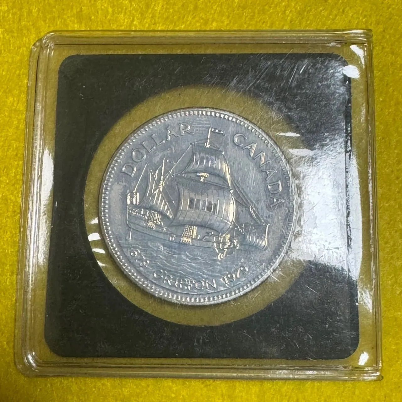 2277.【カナダ銀貨・レア】未洗　トーンあり　1964年1ドル　大型銀貨 2277.【カナダ銀貨・レア】未洗 トーンあり 1964年1ドル 大型