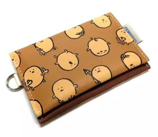 自分ツッコミくま もぐらコロッケ ケース 中古】財布・パスケース もぐらコロッケ(総柄) カードケース 「自分
