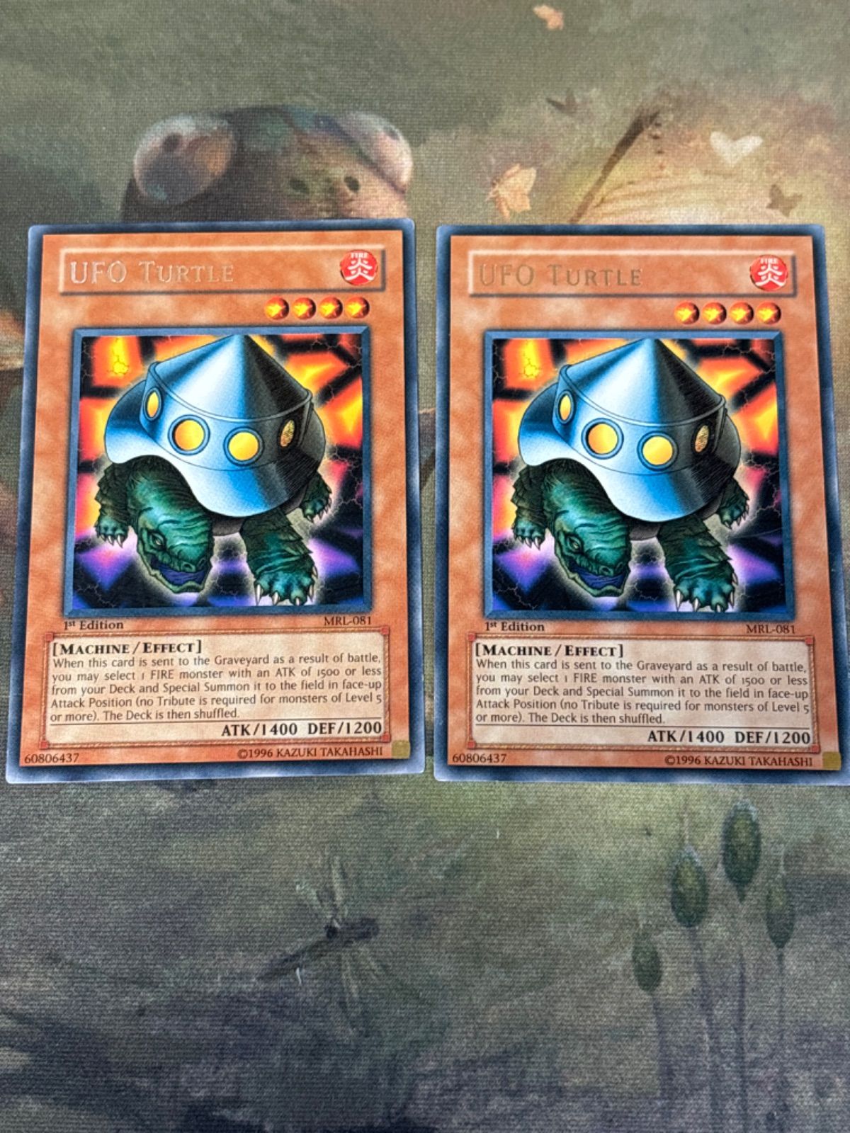 nv8 43 UFOタートル アジア版 1st 旧アジア 2枚 まとめ 遊戯王 