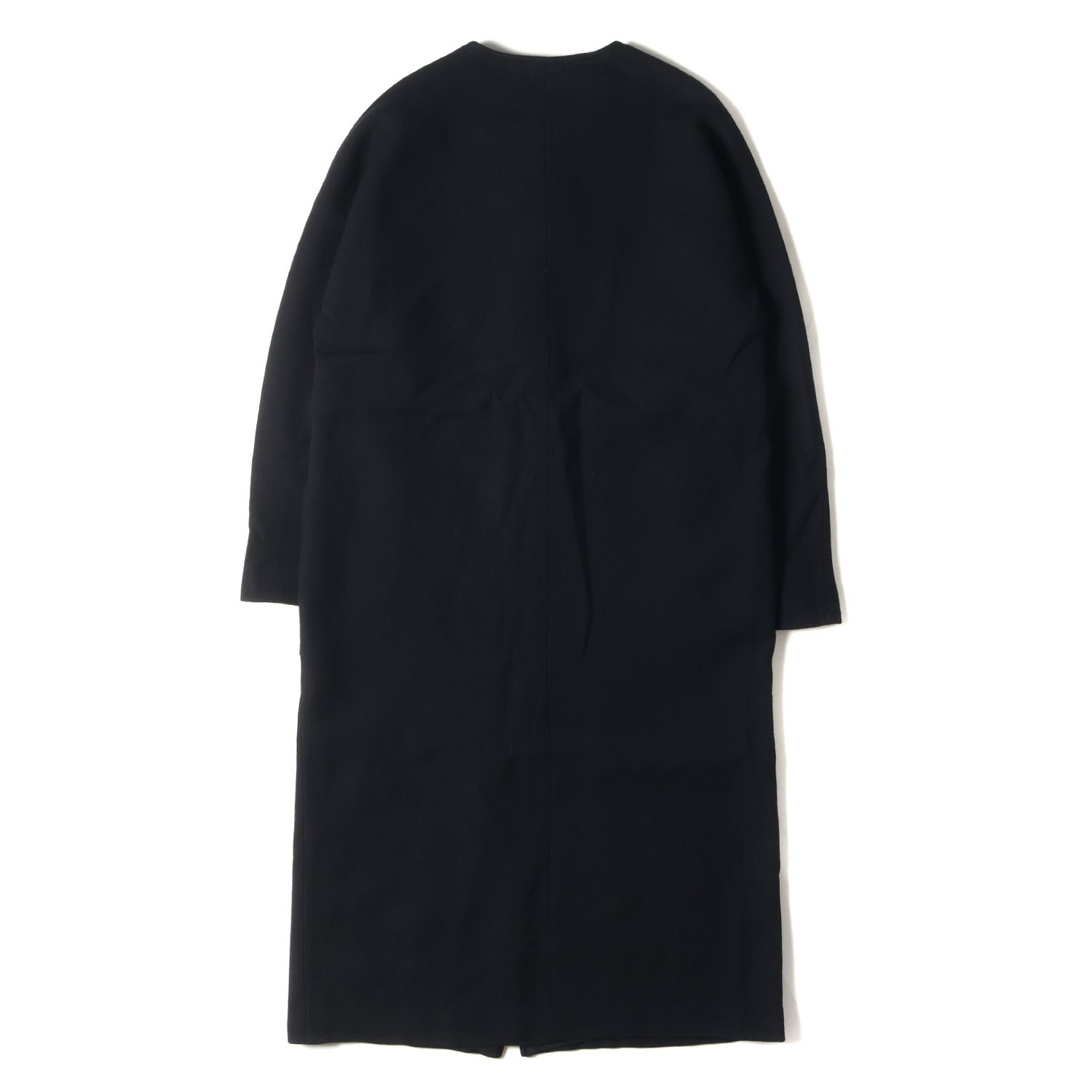 Yohji Yamamoto(Ys) ヨウジヤマモト コート ノーカラー ウール