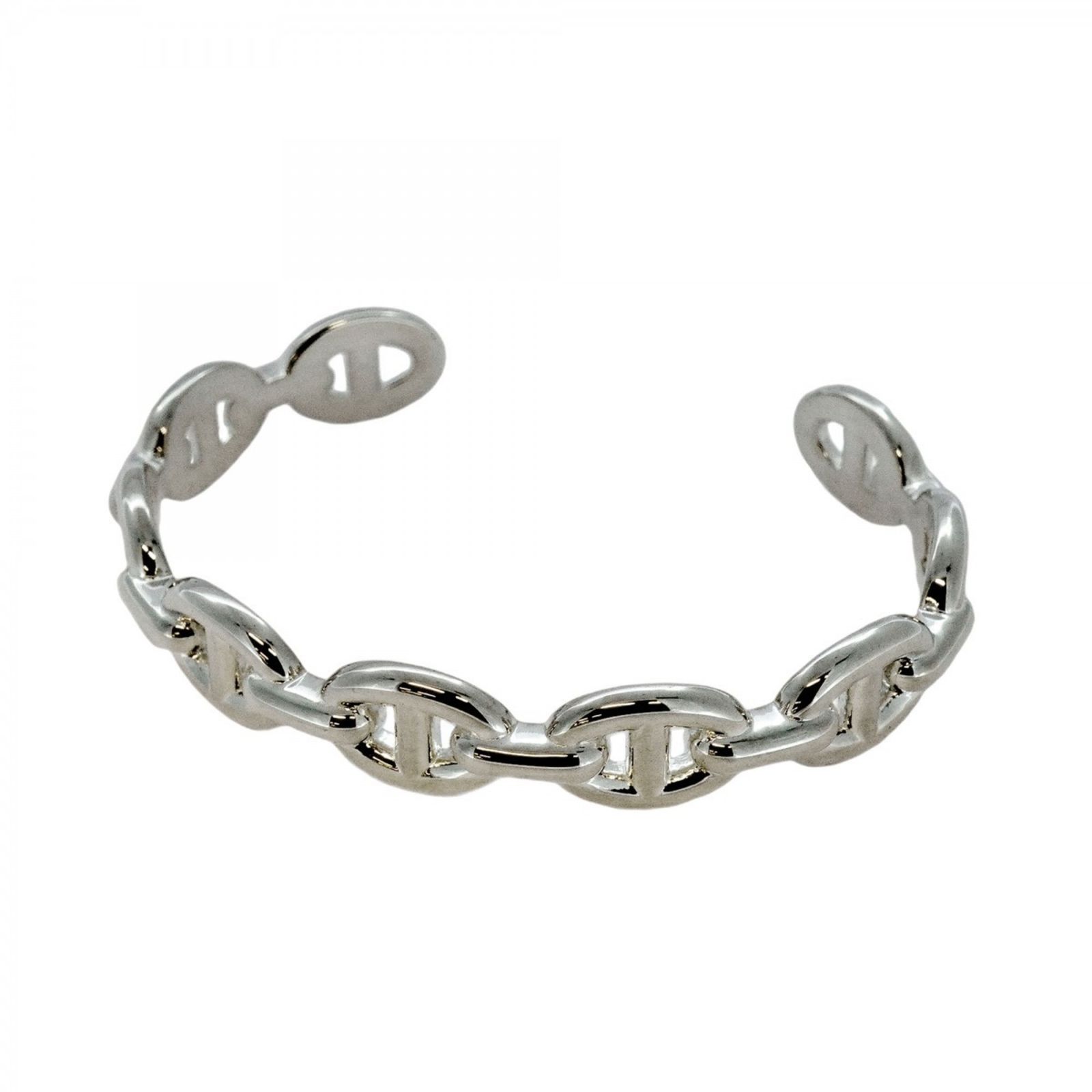 エルメス Hermes エルメス バングル シェーヌダンクル アンシェネ SH シルバー925レディース