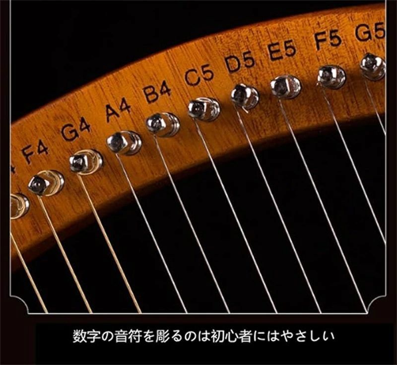 木製ライアーハープ 抽出文字列