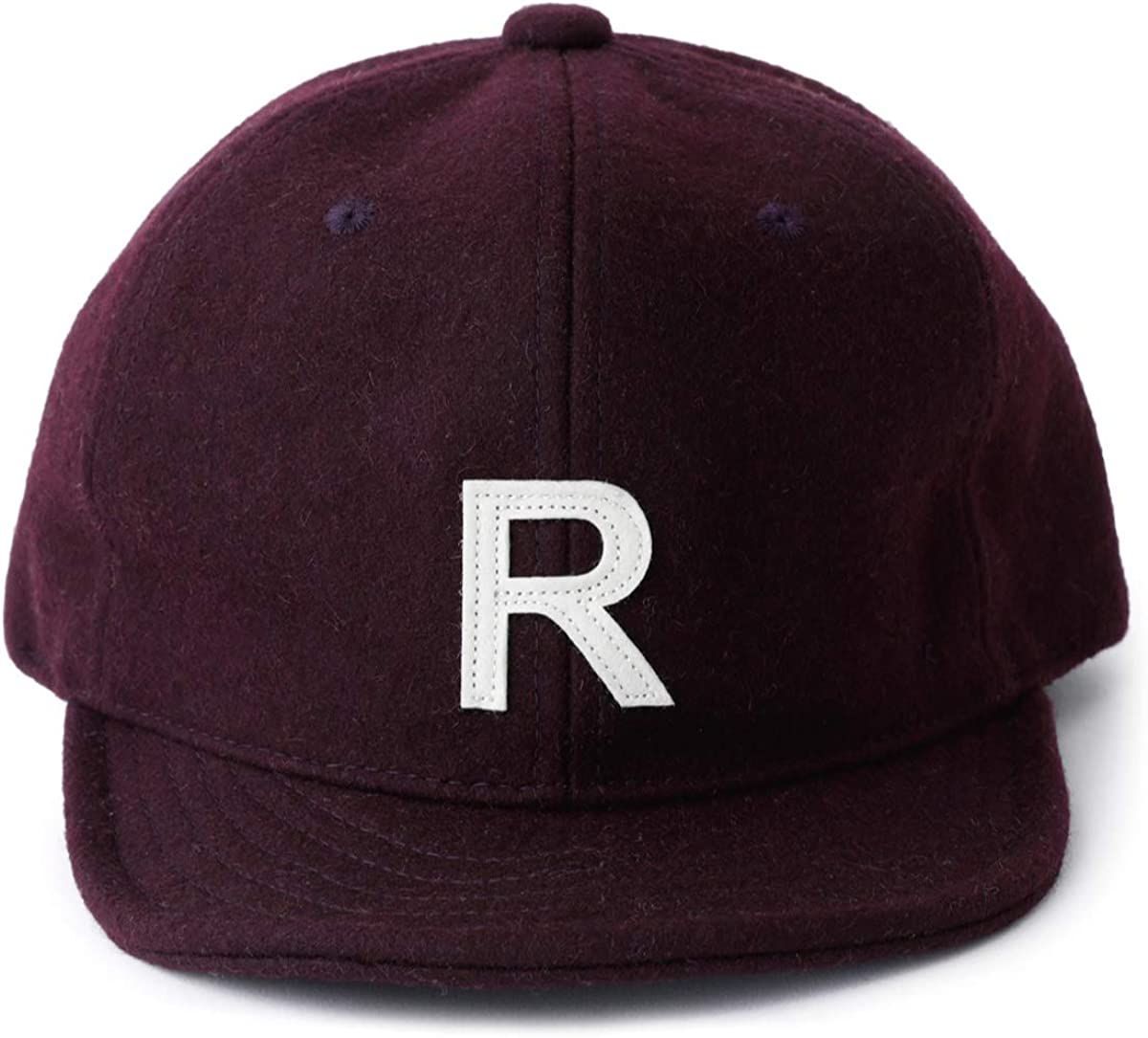 [ベーシックエンチ] BasiquentiWool Alphabet Cap（ワイン） アンパイヤキャップ 帽子 ショートつば レディース メンズ フリーサイズ