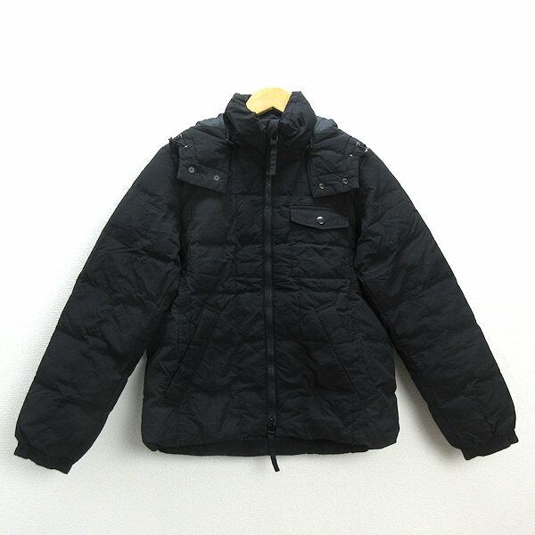 kナノユニバース/NANO UNIVERSE nano＆co フーディダウンジャケット【S】黒/MENS88【中古】