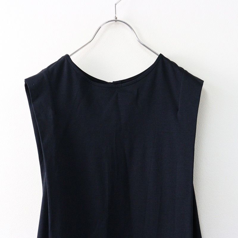 美品 ソージュ SOEJU ノースリーブロングフレアワンピース TALL