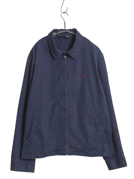 なクーポン配布中! 90s ポロ ラルフローレン スイングトップ ジャケット メンズ XXL | 古着 オールド コットン ブルゾン フルジップ ジャンパー 大きいサイズ
