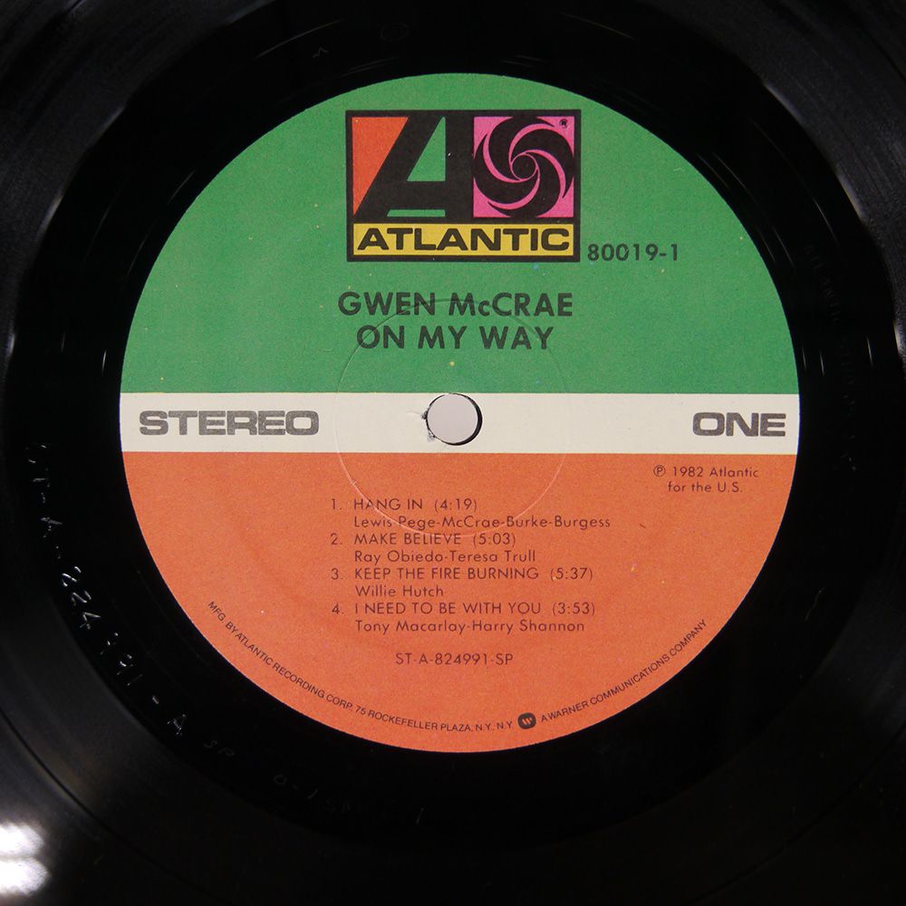 米LP Gwen McCrae On My Way 800191 ATLANTIC 未開封 /00260 米LP Gwen McCrae On My Way 800191 ATLANTIC 未開封 /00260