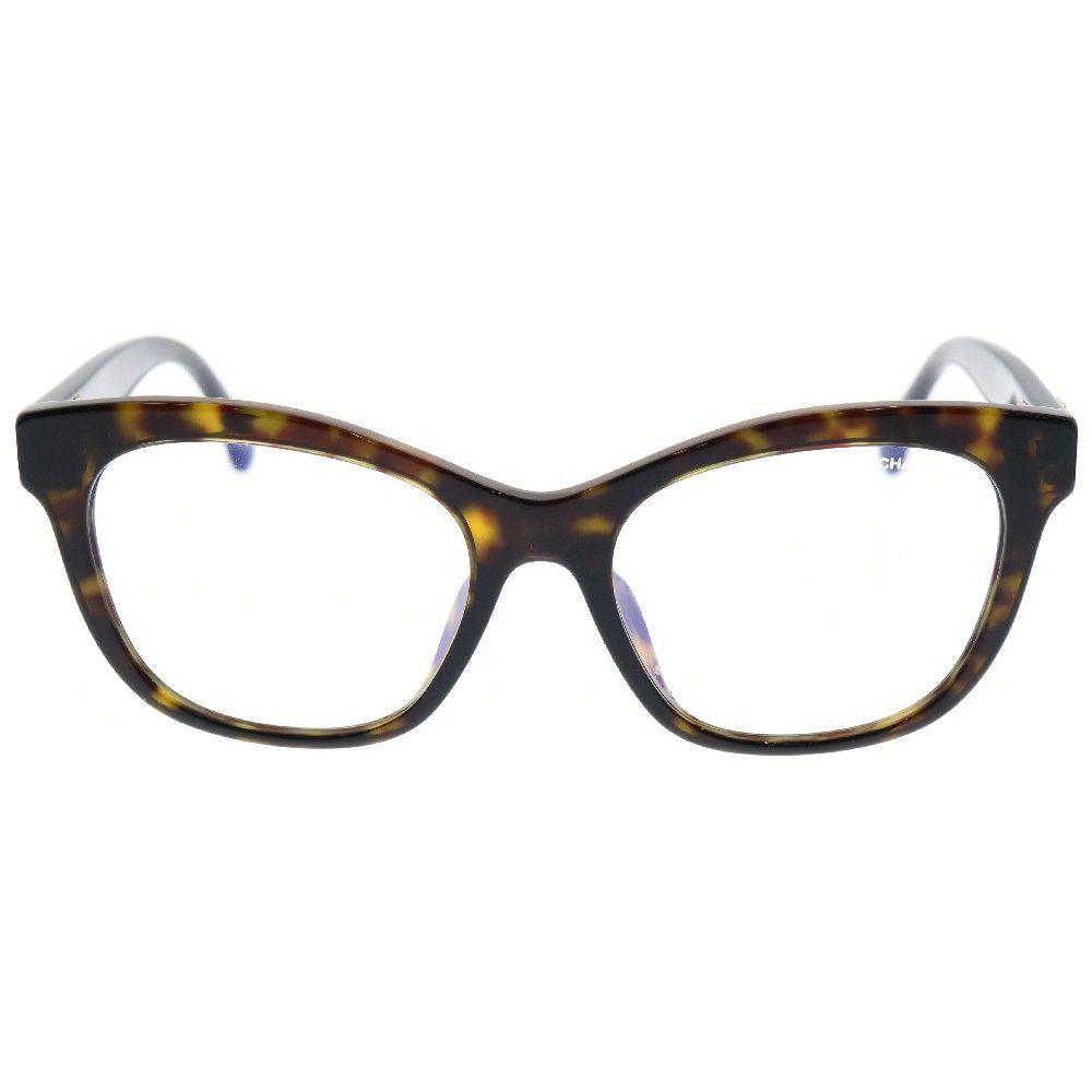 CHANEL シャネル ココマーク メガネ アイウェア ブラウン 3483-S 52□17 140 眼鏡
