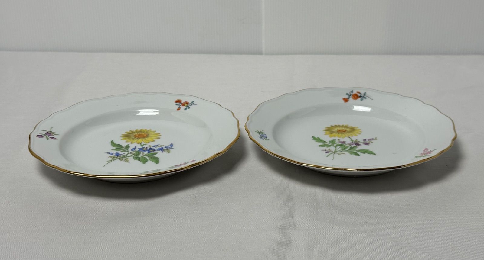 マイセン 花柄皿 2枚セット - メルカリ