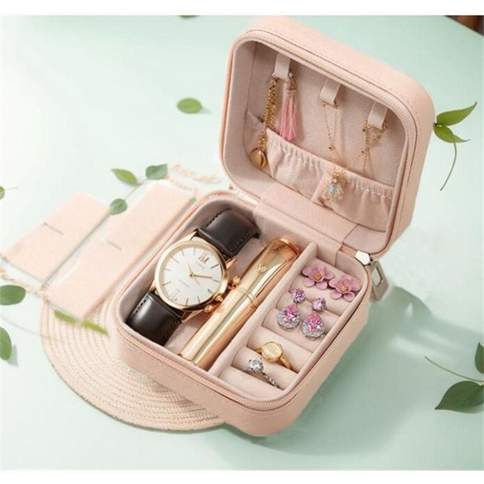 大容量ジュエリー収納ボックス イヤリングケース ジュエリーボックス アクセサリーケース 携帯用 アクセサリー収納 大